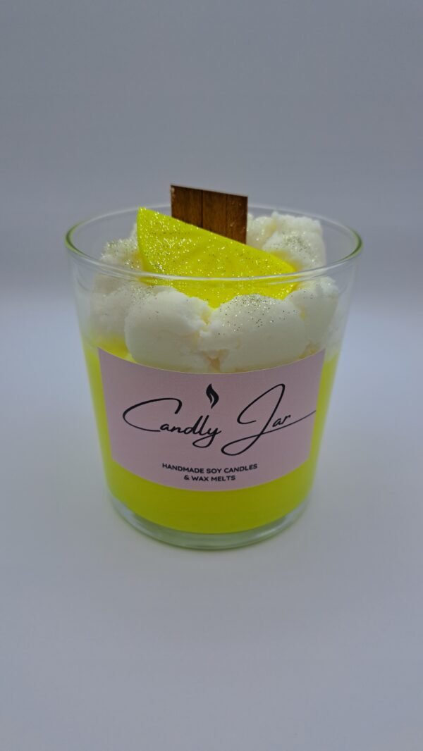 Lemon Pie Dessert Candle