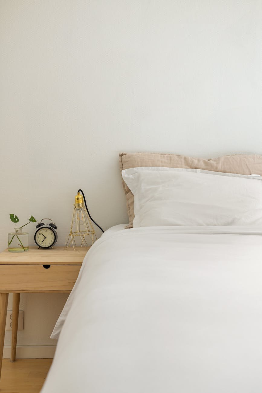 interior of a modern minimalist bedroom